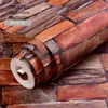 Wallpapers Modern Vintage 3D Brick Roll Personalized Wall Paper For Coofee Barber Shop Room Walls Contact Papier Peint