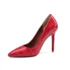 scarpe con tacco a spillo donna taglia grande 34-43 moda tacchi alti da donna pompe classico nero vino rosso festa sexy scarpe da sposa poco profonde