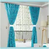 Curtain Deco El Supplies Home Gardencurtain & Drapes 2 Pcs Windows Curtains Vines Leaves Tulle Door Window Blackout Thermal Drape Panel Shee
