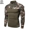 ZOGAA Men's Tactical Camouflage Athletic T-Shirts 220312