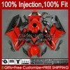 Carénages OEM pour HONDA CBR 1000 CBR1000 RR CC 04-05 Corps 52No.149 CBR 1000RR Rouge noir 1000CC CBR1000RR 04 05 Carrosserie CBR-1000 2004 2005 Kit de carénage de moulage par injection