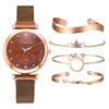 Женщины смотрят Quartz смотрит 23 -мм водонепроницаемые модные модные современные наручные часы подарки женщина Color7