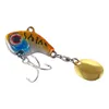 3D Eyes Rotating Metal VIB Vibration Bait Spinner Spoon Lure Jigs Trout Crap Fishing Hook Hard Tackle Fishing Lures