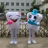 Performance teeth toothbrush Mascot Costumes Halloween Xmas Fancy Party Dress Cartoon Character Carnival Xmas Easter Advertising Birthday Party Costume Outfit