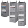 Storage Boxes & Bins Wardrobe Hanging Bag Interlayer Drawer Box Wall Closet Clothes Organizer Rack With Hook Home