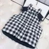 Autumn and Winter Children's Down Jacket Boys and Girls' Plaid Cute Animal Pattern Fashion Vest