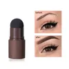 Ibcccndc wenkbrauw postzegelverbeteraar luxe make -up eyeliner tattoo contouren oog wenkbrauw poeder bruin kleur zachte styling crème stencil pastel gemakkelijk voor beginners