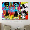 Alec Graffiti pop art poster print painting street art urban art on canvas quadro caudr Wall pictures for living room home decor T200904