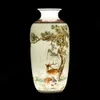 Jingdezhen Vase en céramique Vintage Style chinois Animal Vase Fine Surface lisse décoration de la maison Articles d'ameublement 210310