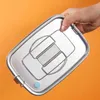 304 Stainless Steel Lunch Box Food Container Bento Box For Kids Adult Double Layer Large Capacity Tableware Food Storage Box 210818