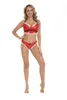 Backless V-hals Bowknot Mesh Stijlvol Hot Fancy Dames Mooi Meisje Sexy BH en Panty Set 211208