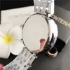 Zegarek damski Clock Feminino Crystal Diamond Luksusowy Silver S Fashion S Kompletny Steel Polar 0902