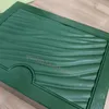 Rolexables Luxury watch Mens Watch Box Cases Original Inner Outer Womans Watches Boxes Men Wristwatch Green Boxs booklet card 116610