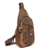 HBP AETOONew Style Chest Bag Men's Small Top Layer Cowhide Retro Crazy Horse Pure Leather