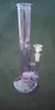 purple CFL Glass hookah DAB rig smoking set pipe 14mm joint bong factory direct price concessions