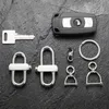 Клавные высококачественные из нержавеющей стали мужская талия подвеса Luban Lock Car Key Chain Creative Security Anti-Lost Accessories MIRI22