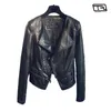 ladies black leather jackets