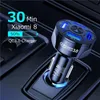 USB Car Charger 4 Ports 35W Quick Charge 7A Mini Fast Charging QC3.0 For iPhone 13 12 Pro Max Xiaomi Huawei Mobile Phone Adapter Android Devices Free DHL