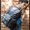 Men's Military designer Canvas School Bags Zipper Rucksacks Laptop Travel Shoulder Mochila Notebook bag Vintage College luxurys Backpacks