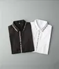 Luxurys designer Retro Print Men's Casual Shirt Classic Formal Wear Business Long Sleeve Brand Fashion Spring