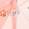 Wristwatches Silicone Candy Color Student Watch Girls Clock Fashion Flamingo Watches Children Wristwatch Cartoon Kids Quartz