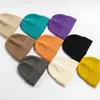 Visrover 9 Renkler Katı Renk Akrilik Beanies Kış Şapka Kadın Için Eşleşen Sonbahar Sıcak Skullies Toptan 211228