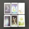 Tarot Deck 78 Cartões, Inglês Versão Divinate Holograma Papel, Adequado para Iniciantes, Jogos de Jogo Interativo