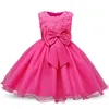 Year Girl Red Christmas Dress Baby Children Princess Party Costume Kids Dresses For Girls Clothes Santa Outfits 2 3 4 5 6T Y201020