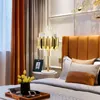 Luxuriöse K9-Kristall-Tischlampen, goldene Wohnzimmer-Schlafzimmer-Nachttischlampen aus Edelstahl, postmoderne Beleuchtung für Zuhause und Hotel