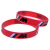 Bracelets de sport gravés en silicone M Performance utilisés pour BMW Club M3, M5, M6, Bijoux Sport M Power Bracelet en silicone Bracelet Bracelets