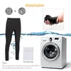 Pantalon chauffant chaud d'hiver pour hommes et femmes, lavable, électrique USB, sous-vêtement thermique, 3 niveaux de température en bas