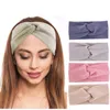 Fascia per capelli in pile polare Twist Style Soild Colour Fascia per capelli elastica Sport Yoga Fascia per capelli Inverno Caldo Avvolgere Capelli Moda Copricapo