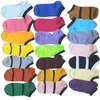 Mehrfarbige Söckchen, andere Heimtextilien, ohne Karton, Etiketten, Sport, Cheerleader, Schwarz, Rosa, kurze Socken, Mädchen, Damen, Baumwolle, 3620054