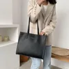 Women Hand Bag 2021 Solid Color Shoulder Ladies PU Leather Office Tote Lady High Capacity Handbags And Purses