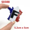 Bilstyling 3D Aluminium France Flag Emblem Badge Car Sticker Decals Carstyling för Peugeot 307 206 207 Citroen Renault DS C2 C33618463