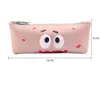 student cute pencil case zipper pencil bag kids student school stationery storage bag lovely pen pencil box bags pouch student writing pouch