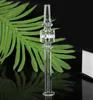 Newest Nector Collector Glass Straw Dab Pipe Oil Rigs Stick Hand Tobacco Cigarette Smoking Filter Tips Tool Tester Hookahs Water Bong Bubblers Accessories