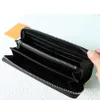 New 2022 Top Quality Designer Wallets zippy for Women and Mens 100% Long Leather Handbags Purse Credit Card holder Banknote Check Storage Area bag by ups