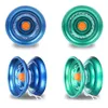 Palline YoYo professionali Lega di alluminio di alta qualità Sistema di recupero sensibile Trottole divertenti classiche Colori casuali H3CD G1125