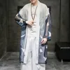 Men's Jackets Neploha 2022 Sunscreen Jacket Clothing Chinese Style Man Graphic Printed Coat Long Sleeve Fashion Vintage
