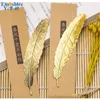 Bookmark Feathers Bookmarks Classical Chinese metalen messing Creative Ancient Wind Simple Year's Day Gift M083