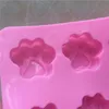 10 Holes Paws Cake Mold Chocolate Candy Mould Non-Stick Silicone Molds Baking for Chocolates Candies Ice Cubes Jelly Handmade Soap Pink Blue 1221547