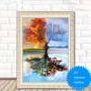 DIY Home Decoration 5D Säsong Diamond Painting Diamond Broderi Craft Cross Stitch Gift för Vänner XDH0342