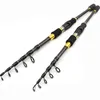 Carbon M Power Lokken 7G -28G 1.8M - 2.7M Draagbare Telescopische Hengel Spinning Fish Hand visgerei Zee 220110