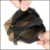 Sports & Outdoors Outdoor Molle Pouch Wallet Cam Zipper Waist Bag Key Coin Small Purse Organizer Waterproof Portable Travel Hunting Bags Dro