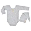 Belle tricot infantile bébé fille vêtements tricotés amour barboteuse combinaison 6-12 mois body tenue automne hiver laine body 0921