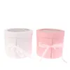 1PC Double Layers Round Rotating Box Gift Flower Packing DIY Decor Y0712