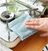フィッシュスケールマイクロファイバーミラーガラスクリーニングクロス再利用可能な多目的タオル拭き布吸収性キッチン洗剤KKB7799