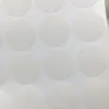 Emballage cadeau 100 pièces 3x3cm adhésif autocollant joint étiquette bricolage Kraft blanc rond pour fête/gâteau fait main/mariage/jouet