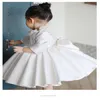 Girls Gown Tutu 1st Birthday Dress Wedding Party Princess Dress For Girl Baby Christening Baptism Dress Kids Dresses For Girl Q0716